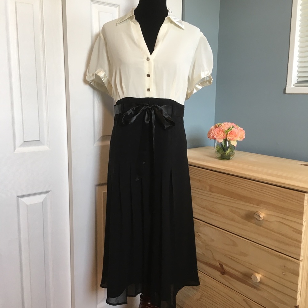 Robbie Bee | Belted Shirt Dress